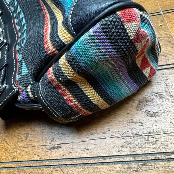 CHAPS‎ multicolored shoulder bag western boho - Picture 6 of 7